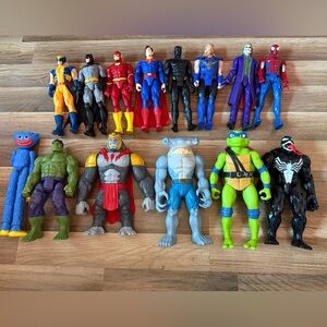 14 piece Superhero Action Figure Set - Multicolor